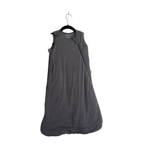 Gunamuna Charcoal Gray Bamboo Viscose Sleep Bag 2.6 TOG 9-18M Wearable Blanket